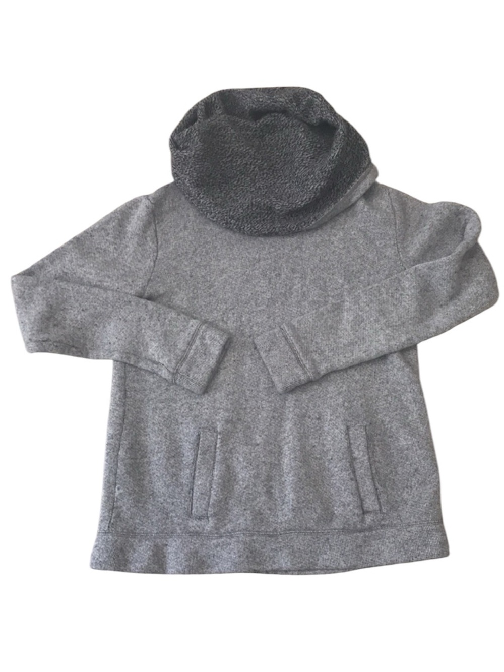 J. Crew Women’s Grey Funnel Neck Sweatshirt Size XS